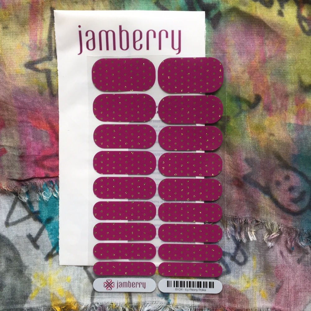 Icy Peony Polka JAMBERRY full sheet